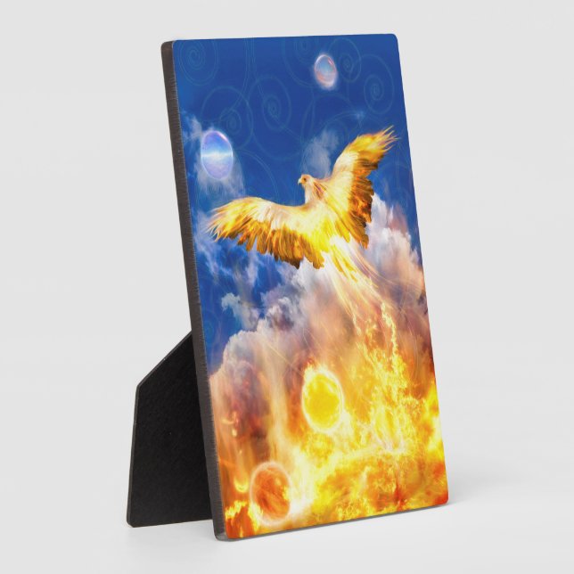 Plaque Photo Phoenix Oiseau S'ÉLÈVE AU-DESSUS DE VOS PROBLÈMES (Côté)