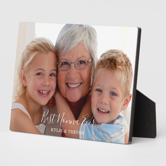 Plaque Photo Photo Best Nonna Grand-mère (Côté)