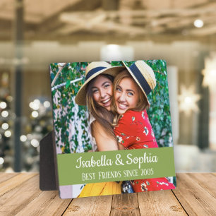 Plaque Photo Photo BFF Best Friends