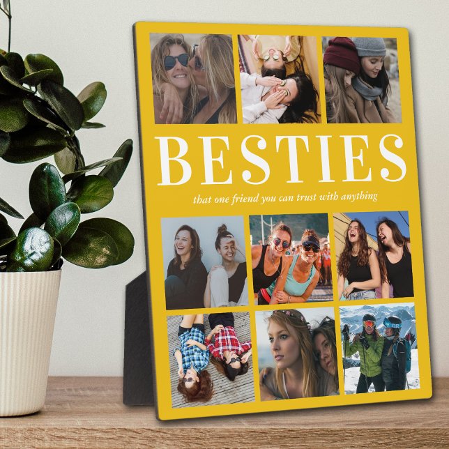 Plaque Photo Photo cadeau Bestie | Meilleur ami (Créateur téléchargé)