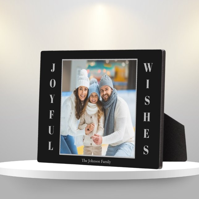 Plaque Photo Photo Christmas Joyful Wings (Créateur téléchargé)