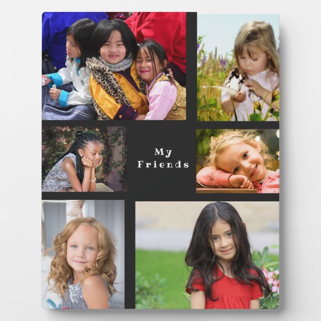 PLAQUE PHOTO PHOTO COLLAGE (Devant)