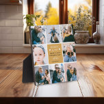 Plaque Photo Photo Collage de 1ère Fête des pères<br><div class="desc">Créez votre propre Plaque photo 'Daddy & Me' pour garder l'amour. Design dispose de 8 images carrés insta tendance de votre choix, le texte mignon "Daddy & Me" avec deux petits coeurs - Happy First Fête des pères! un "avec amour" dans un élégant script de calligraphie et un nom de...</div>