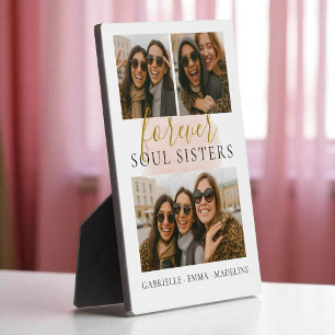 Plaque Photo Photo Collage Forever Soul Soeurs Amitié Cadeau