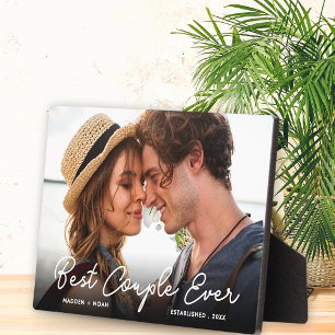 Plaque Photo Photo Couple Love moderne meilleur Couple Ever Scr