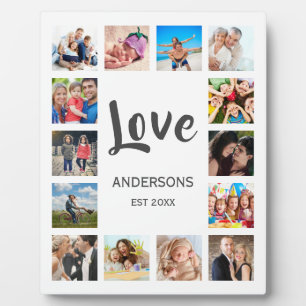 Plaque Photo Photo Custom Family Collage Personnalité de White
