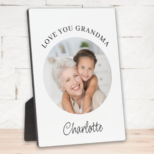 Plaque Photo Photo d'amour pour grand-mère