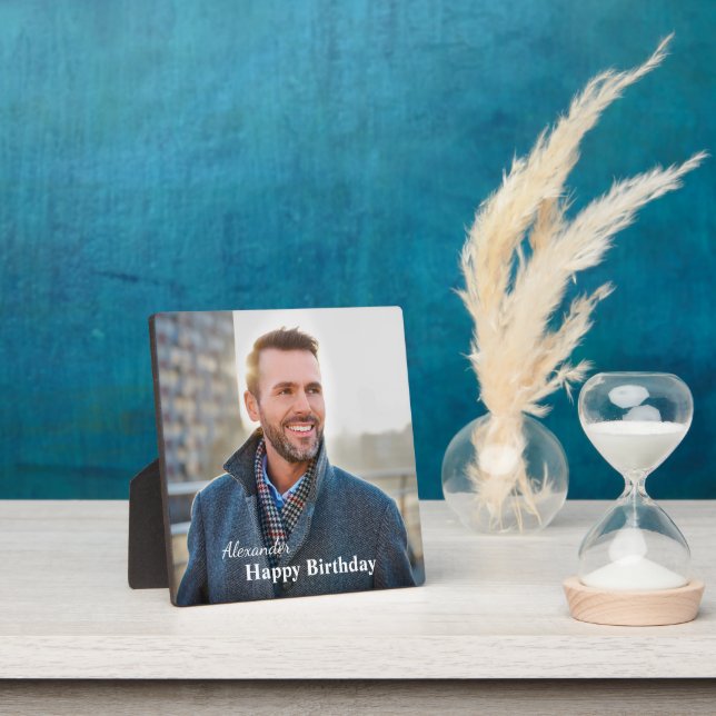 Plaque Photo Photo d'anniversaire personnalisée (Insitu)