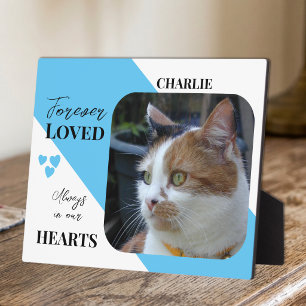 Plaque Photo Photo de chat Sympathie Cadeau souvenir Mémorial d