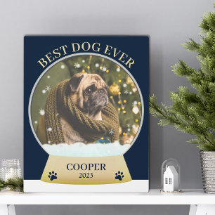 Plaque Photo Photo de compagnie personnalisé Meilleur chien de