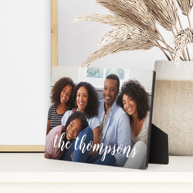 Plaque Photo Photo de couverture du nom de famille (Créateur téléchargé)