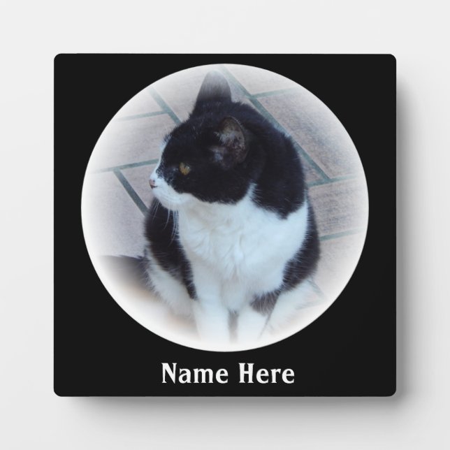 Plaque Photo Photo de deuil personnalisée (Devant)