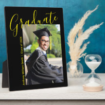 Photo de diplômé écrit à la main 8 x 10 sur bureau