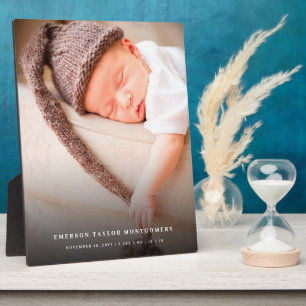 Plaque Photo Photo de famille moderne classique simple dégradé 