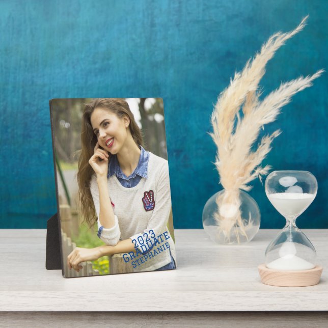 Plaque Photo Photo de graduation personnalisée (Côté)