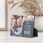 Plaque Photo Photo de la Fête des mères de Nanie Grand-mère<br><div class="desc">Seules les meilleures mamans sont promues à Nanie ! Partagez les salutations sucrées de la Fête des Mères avec cette magnifique plaque photo qui présente une photo chère de son petit-enfant ou de ses petits-enfants. Personnalisez avec leurs noms à droite, en lettres blanches sur un élégant arrière - plan bleu...</div>