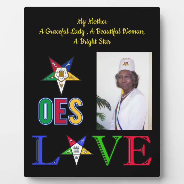 Plaque Photo Photo de la mère étoile de l'Est (Devant)