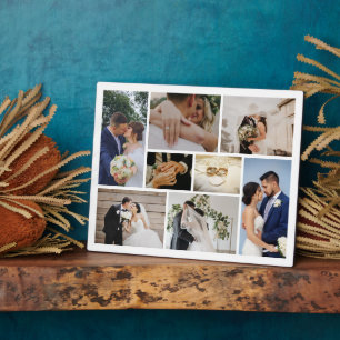 Plaque Photo Photo de mariage personnalisé
