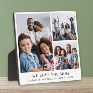 Plaque Photo Photo de Mom Love You 3
