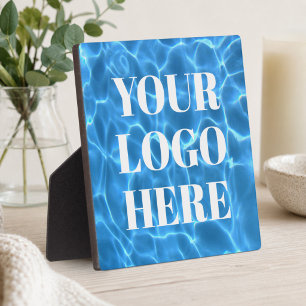 Plaque Photo Photo de piscine Aqua Blue pour votre logo