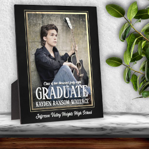 Plaque Photo Photo de remise des diplômes aux couleurs de l'éco