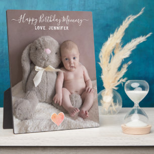 Plaque Photo Photo Joyeux anniversaire maman