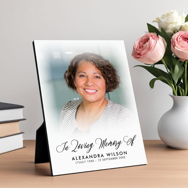 Plaque Photo Photo Moderne En Souvenir (Créateur téléchargé)