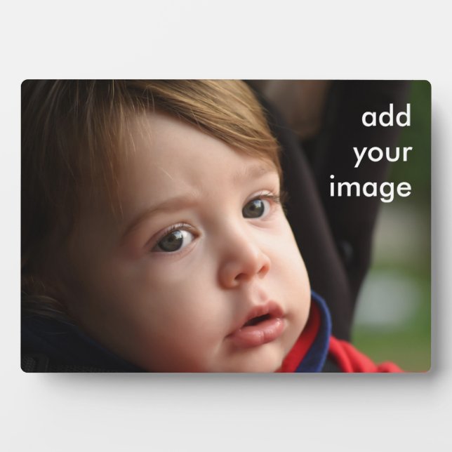 Plaque Photo Photo personnalisée (Devant)