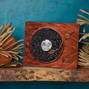 Plaque Photo Photo personnalisée avec message d'amour Photo en 