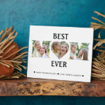 Plaque Photo Photo personnalisée Collage Meilleure Maman Jour d<br><div class="desc">Design moderne et élégant imprimé Custom Photo Collage Best Mom Ever Mothers Day Plaque qui peut être customisé avec votre texte. Cliquez sur le bouton "Customiser" et utilisez notre outil de conception pour modifier ce modèle. Découvrez le magasin Graphic Art Design pour d'autres produits qui correspondent à ce design !...</div>