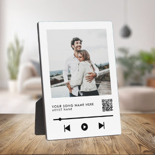 Plaque Photo Photo personnalisée Couple Love Song