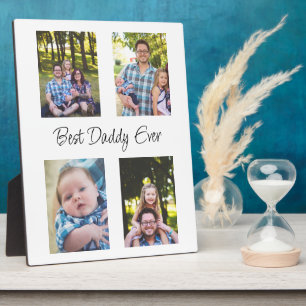 Plaque Photo Photo personnalisée de Best Daddy Ever