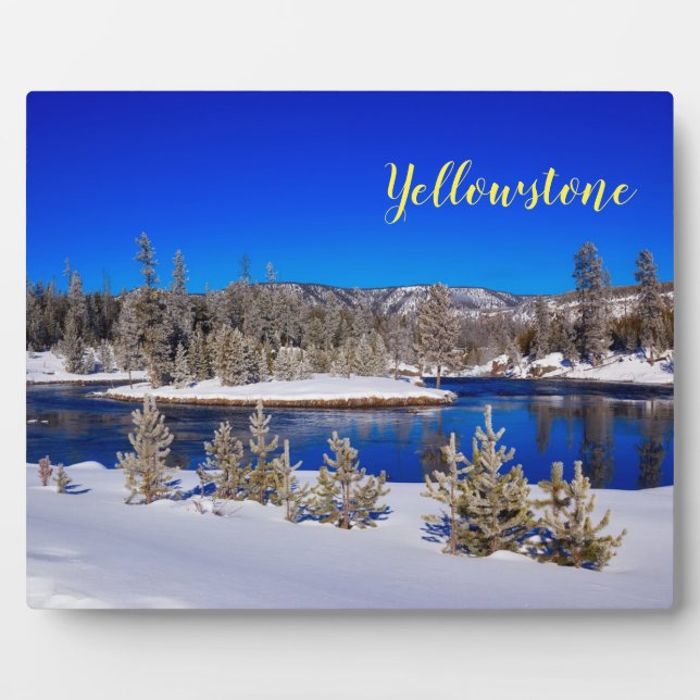 Plaque Photo Photo Plaque-Yellowstone (Devant)