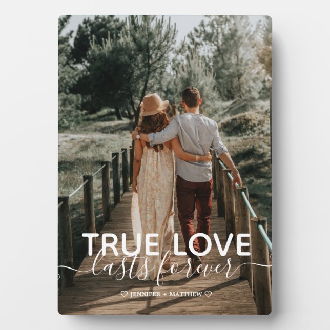 Plaque Photo Photo True Love Couple (Devant)