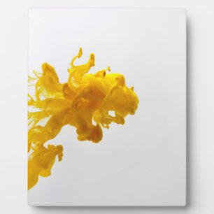 Plaque Photo Photographie à portée d'encre jaune 8x10 avec Easl