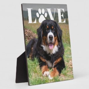 Plaque Photo PhotoPop Empreinte de Patte Amour