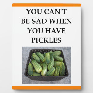 PLAQUE PHOTO PICKLES