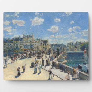 Plaque Photo Pierre A Renoir   Pont Neuf, Paris
