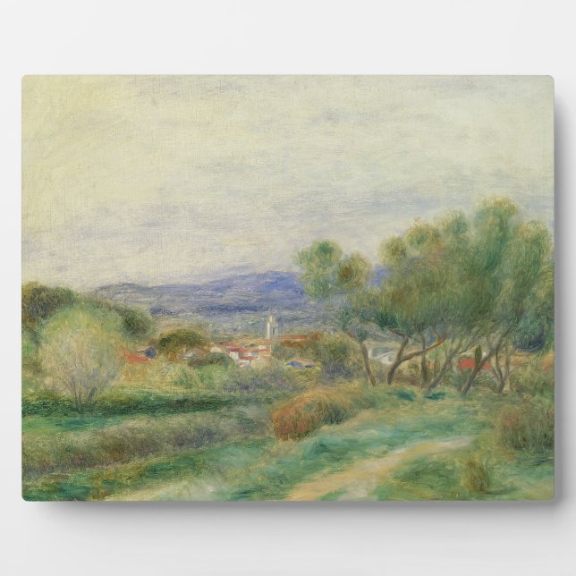 Plaque Photo Pierre A Renoir | View of La Seyne (Devant)