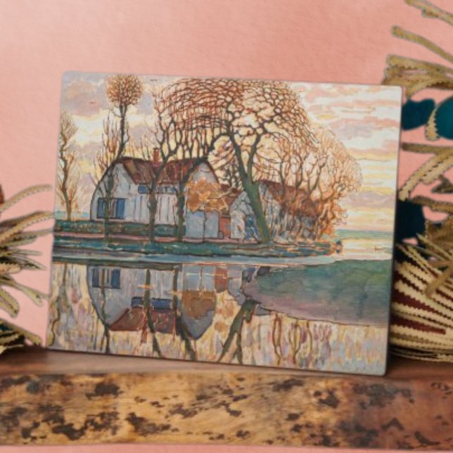 Plaque Photo Piet Mondrian - Ferme près de Duivendrecht Réimpre (Créateur téléchargé)