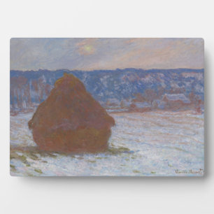 Plaque Photo Pile de blé (Effet de neige, Jour couvert) (1890-9