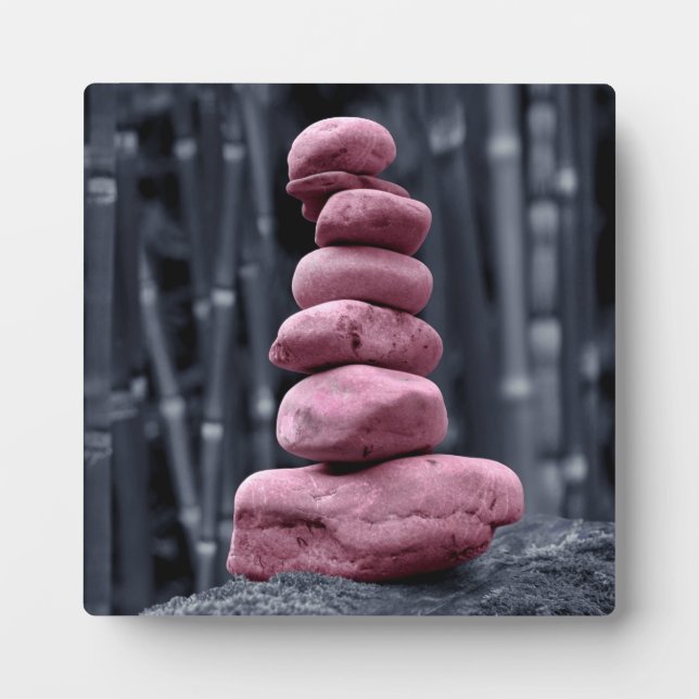 Plaque Photo Pile de pierre (Devant)