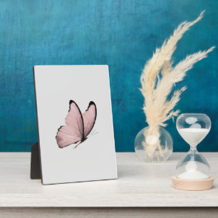 Plaque Photo Pink Butterfly – Minimalist Wall Art