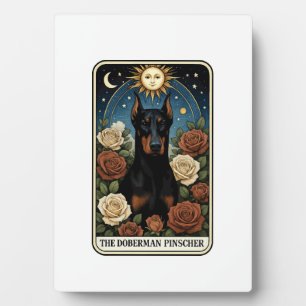 Plaque Photo Pinscher Dobermann