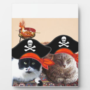 Plaque Photo PIRATE CATS, Parlez comme un jour de pirates
