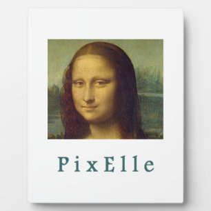 Plaque Photo Pixelle femme