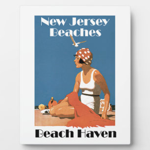 Plaque Photo Plages du New Jersey ~ Beach Haven