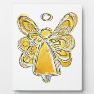 Plaque Photo Plaque-cadeau Guardian Yellow Angel Peinture Art