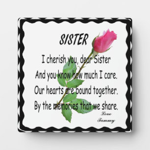 PLAQUE PHOTO PLAQUE-SOEUR