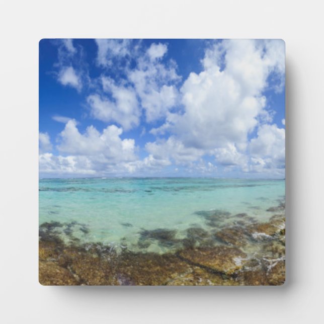 Plaque Photo Playa Maguana, Guantanamo, baracoa Cuba (Devant)